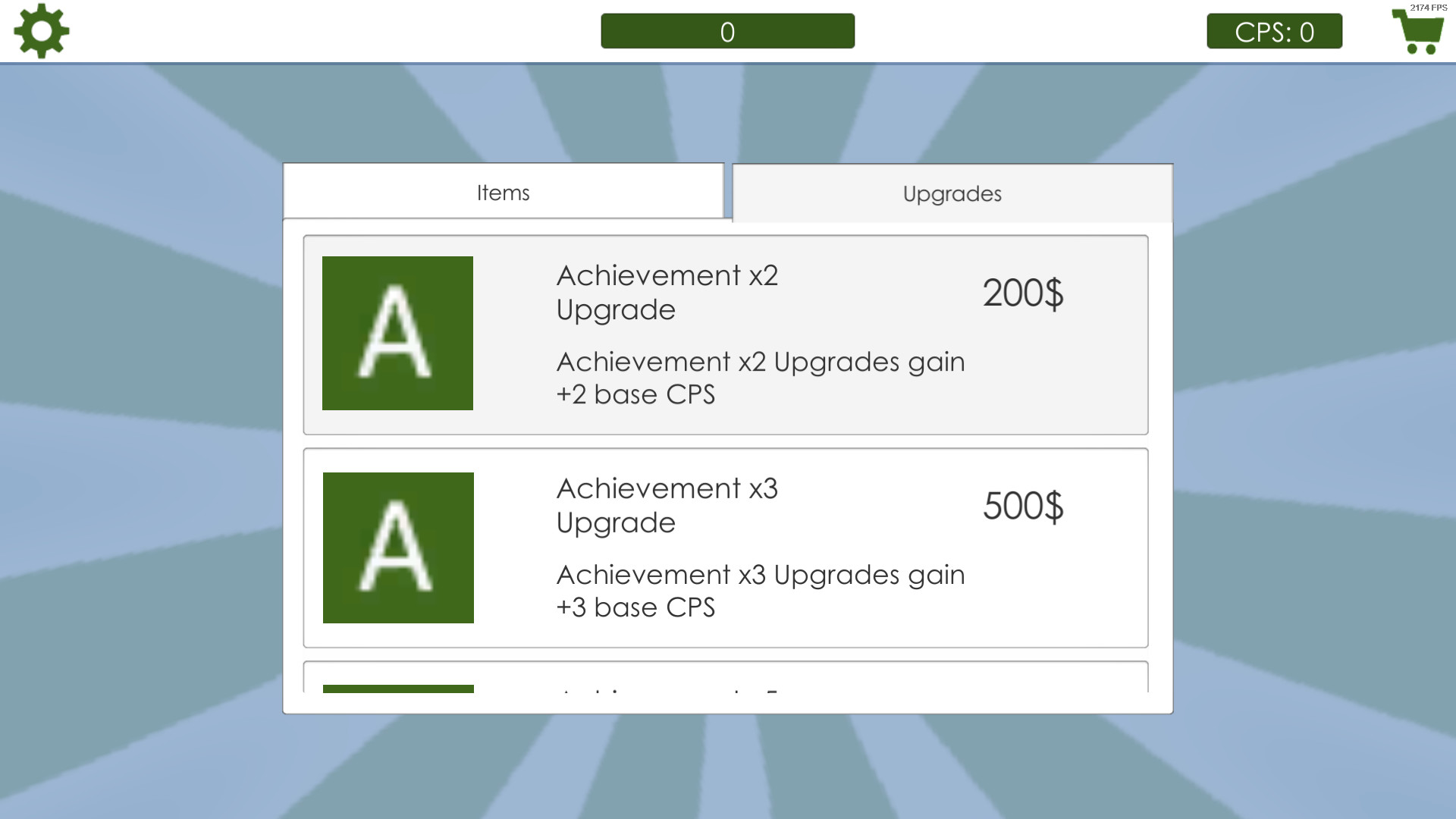 Achievement Clicker screenshot