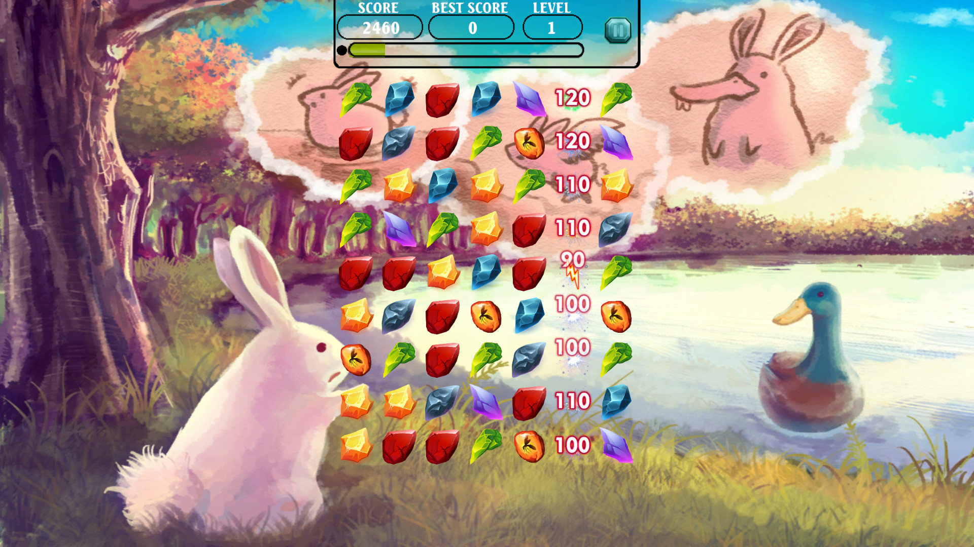 Bunny Jewel Match Adventure screenshot