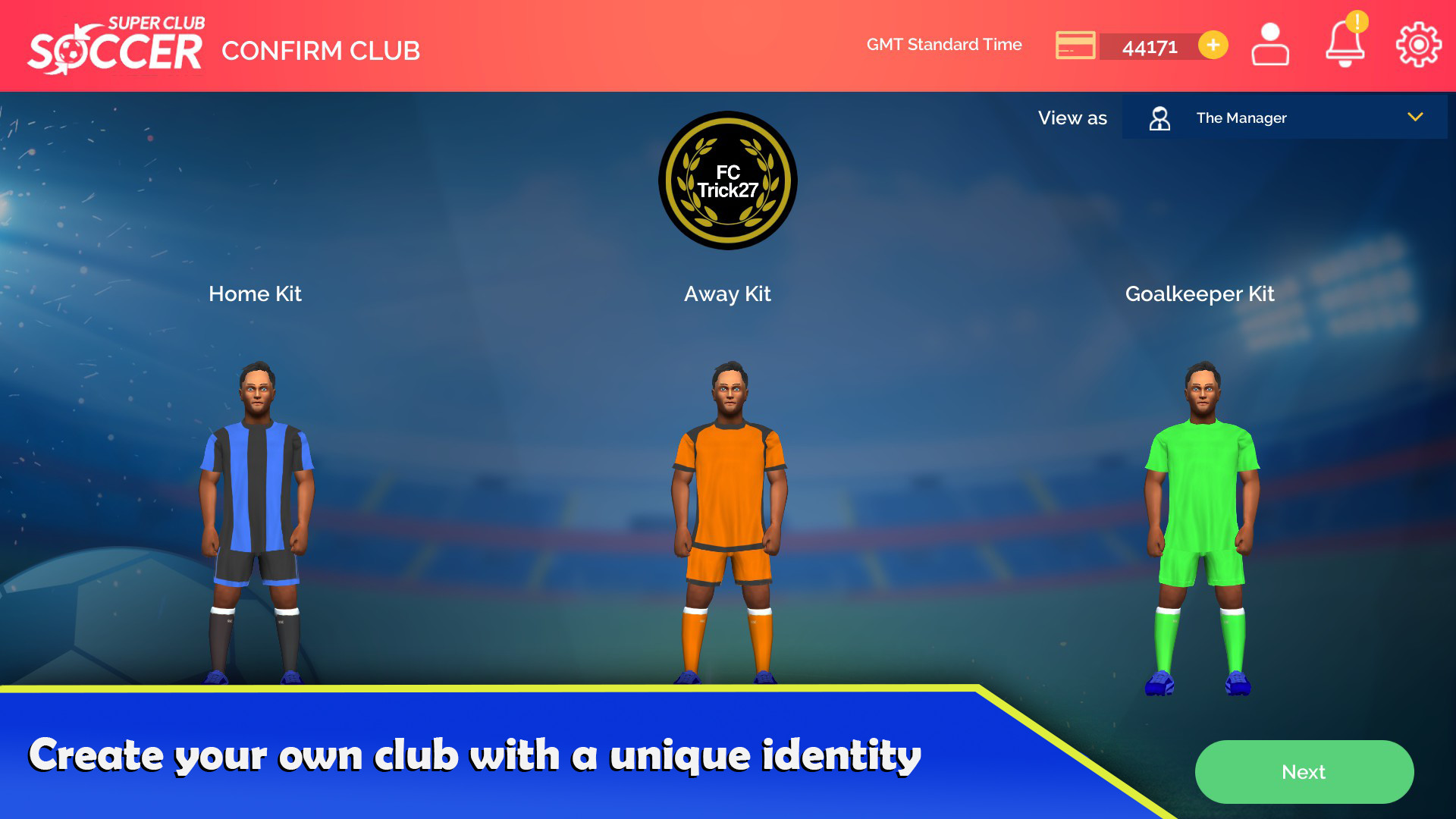 Super Club Soccer screenshot