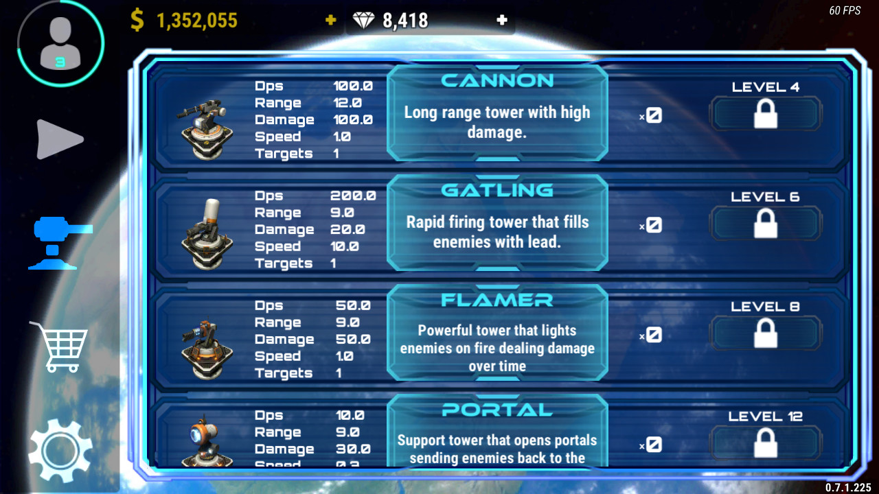 Space Panic Defense screenshot