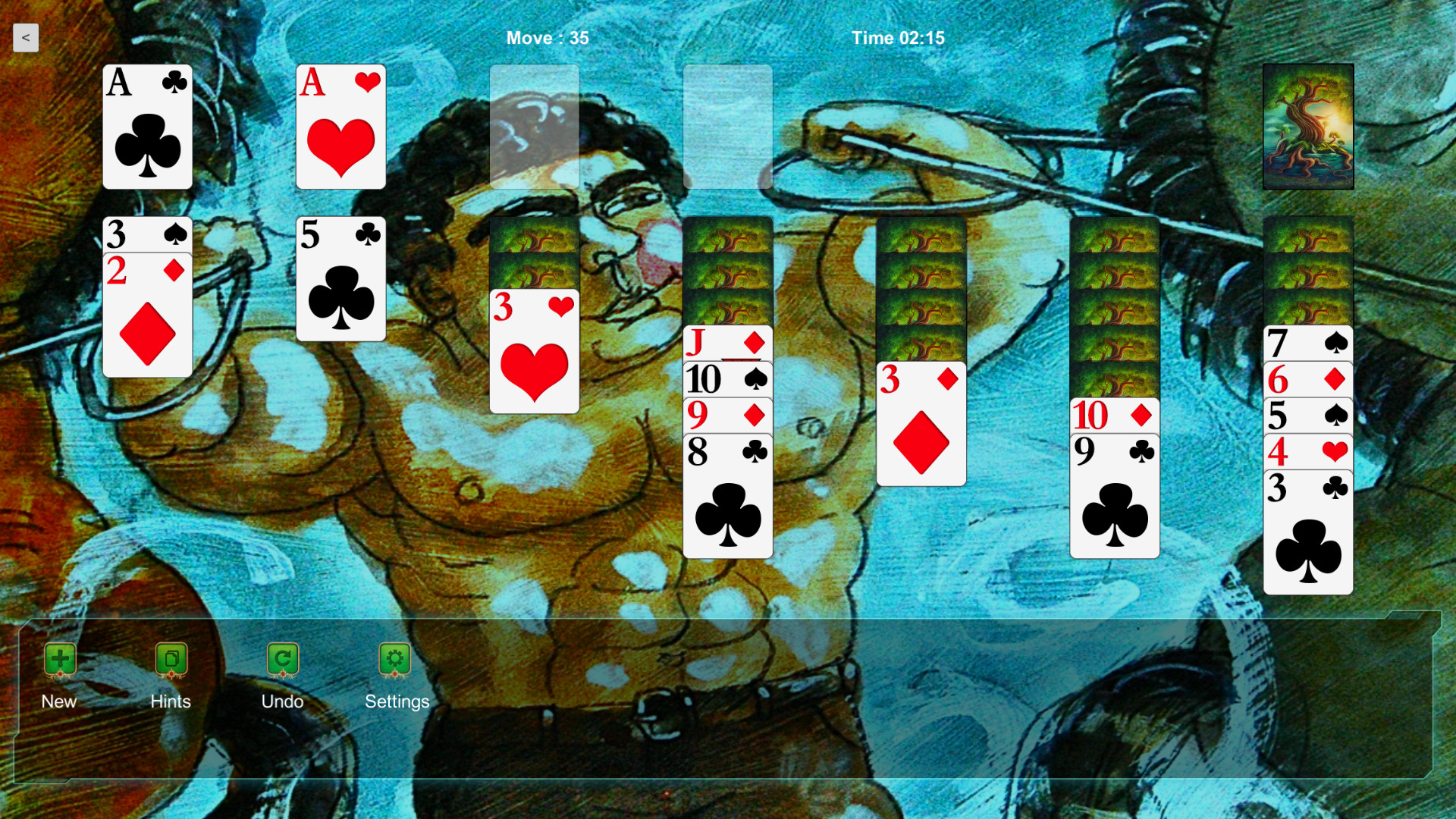 Klondike Solitaire Kings - Strongman screenshot