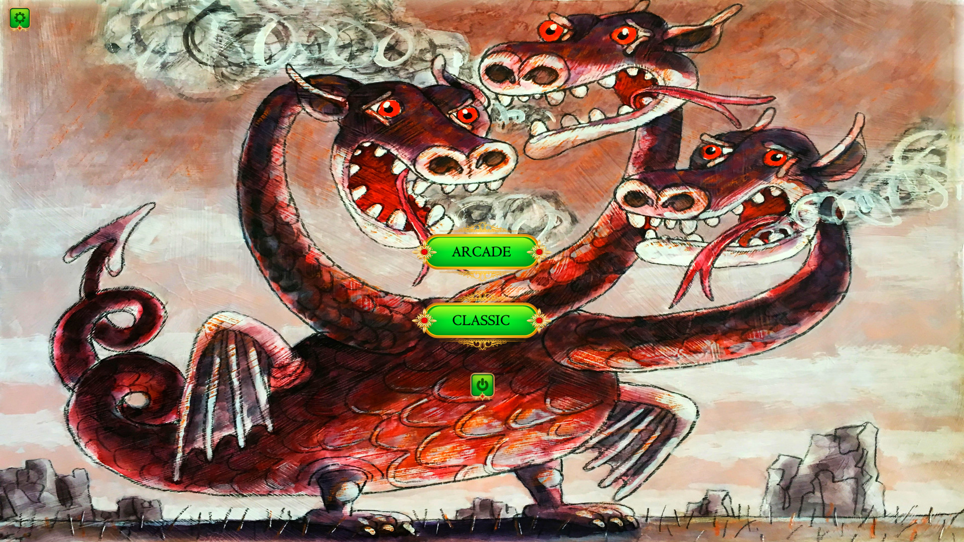 Klondike Solitaire Kings - Three Headed Dragon screenshot