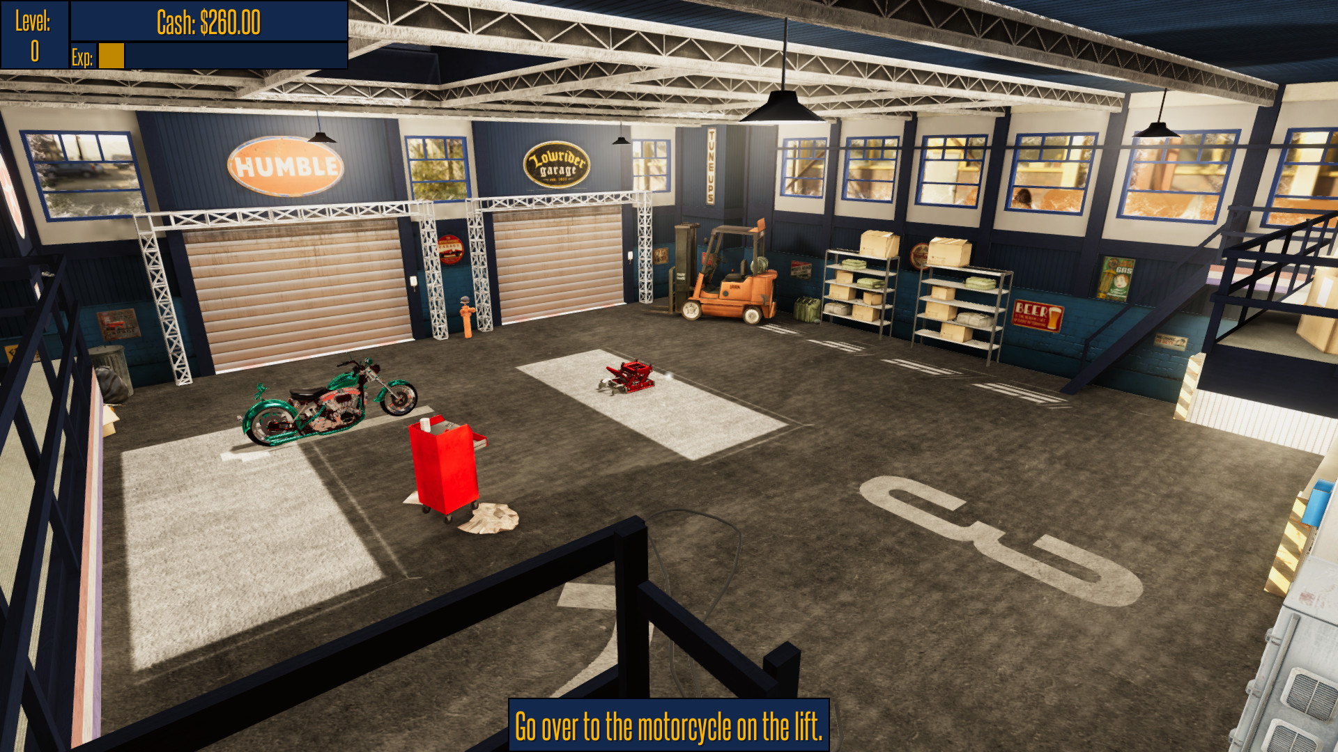 Motorbike Garage Mechanic Simulator screenshot