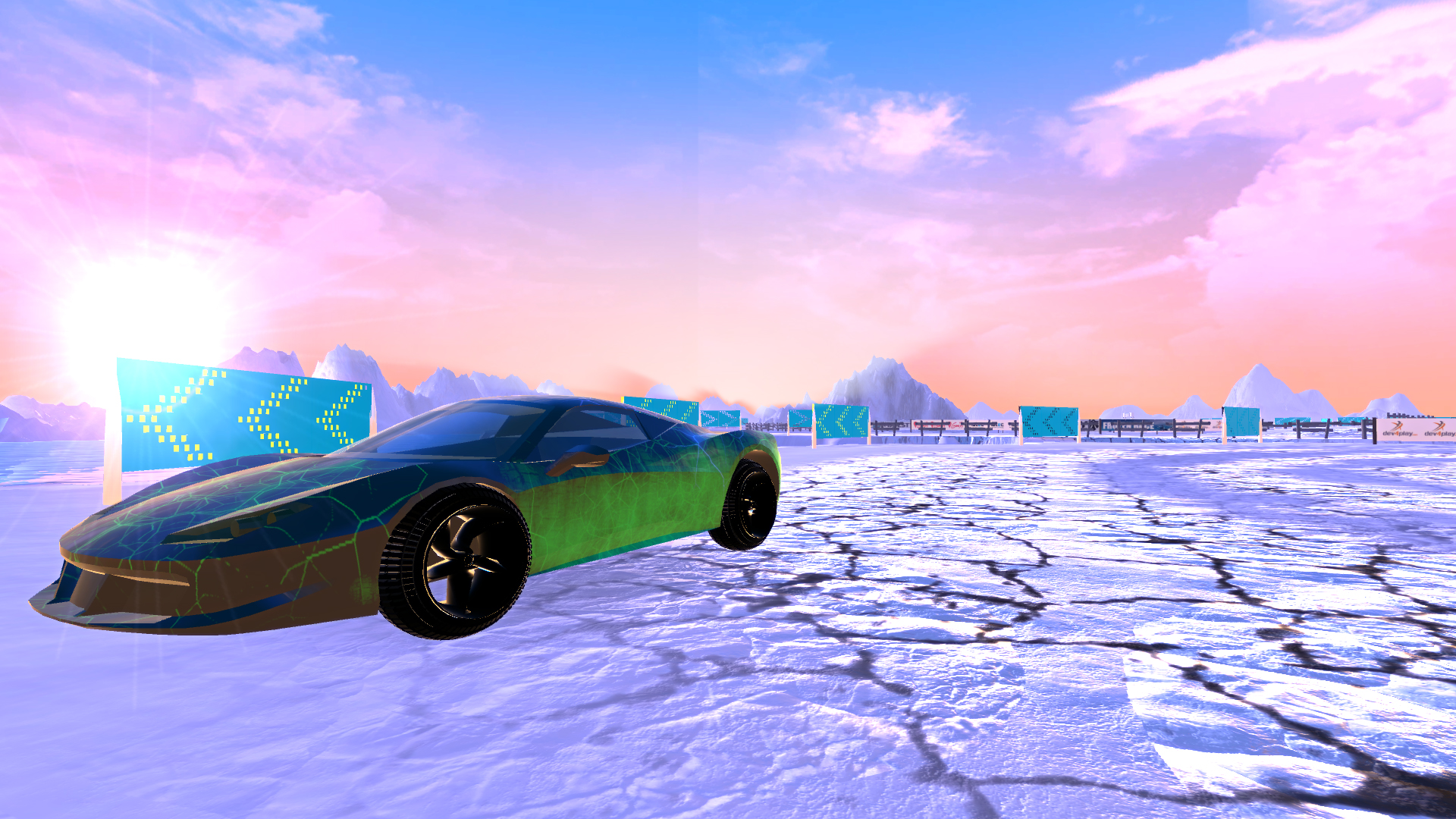 Frozen Drift Race (Restocked) screenshot