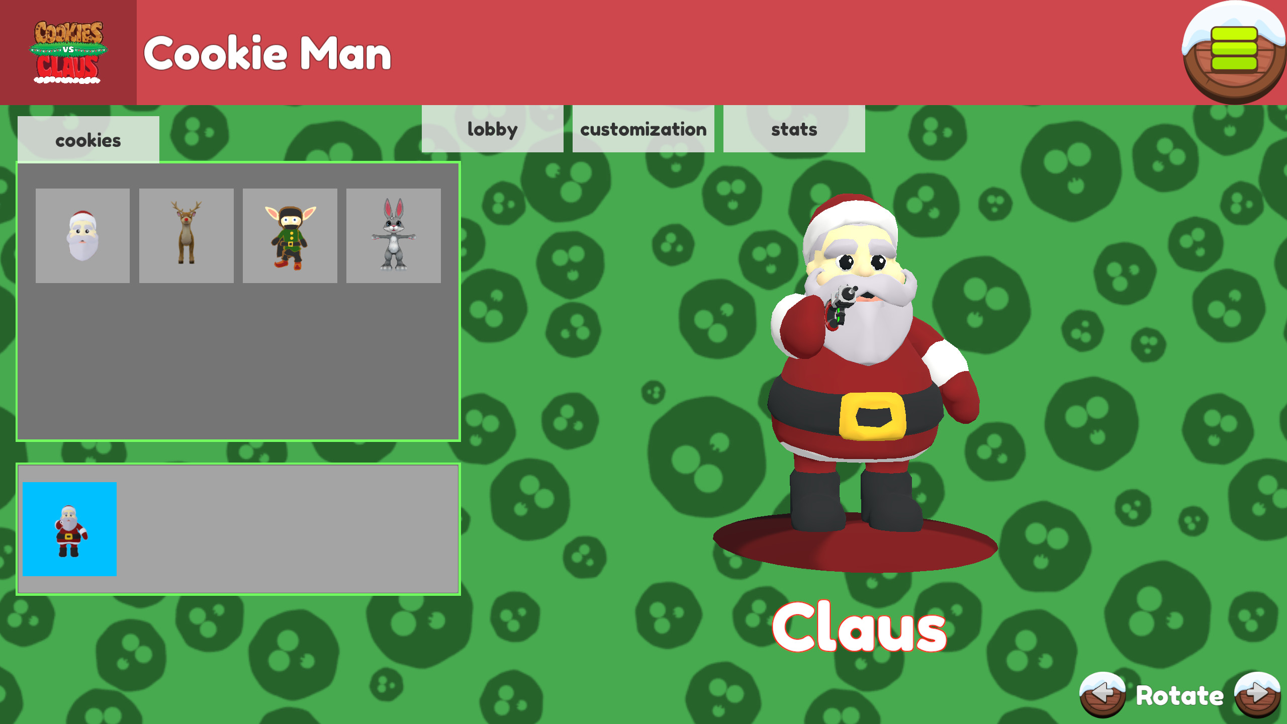Cookies vs. Claus screenshot