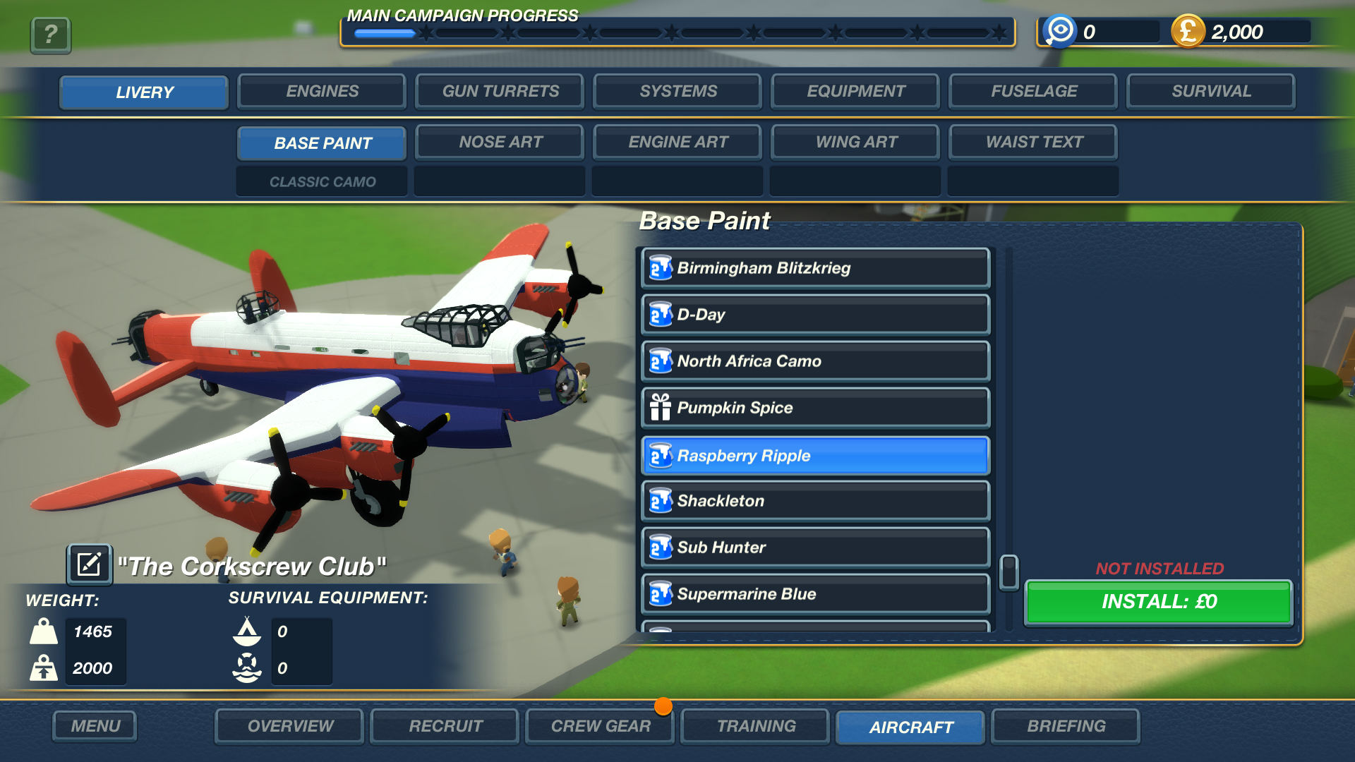 Bomber Crew Skin Pack 2 screenshot