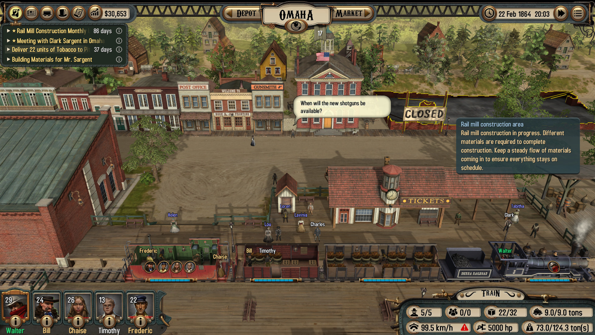 Bounty Train - New West screenshot