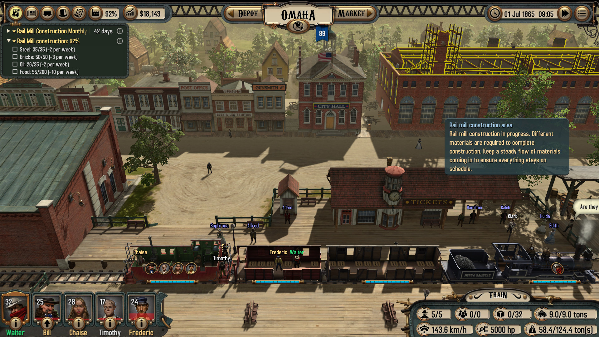 Bounty Train - New West screenshot