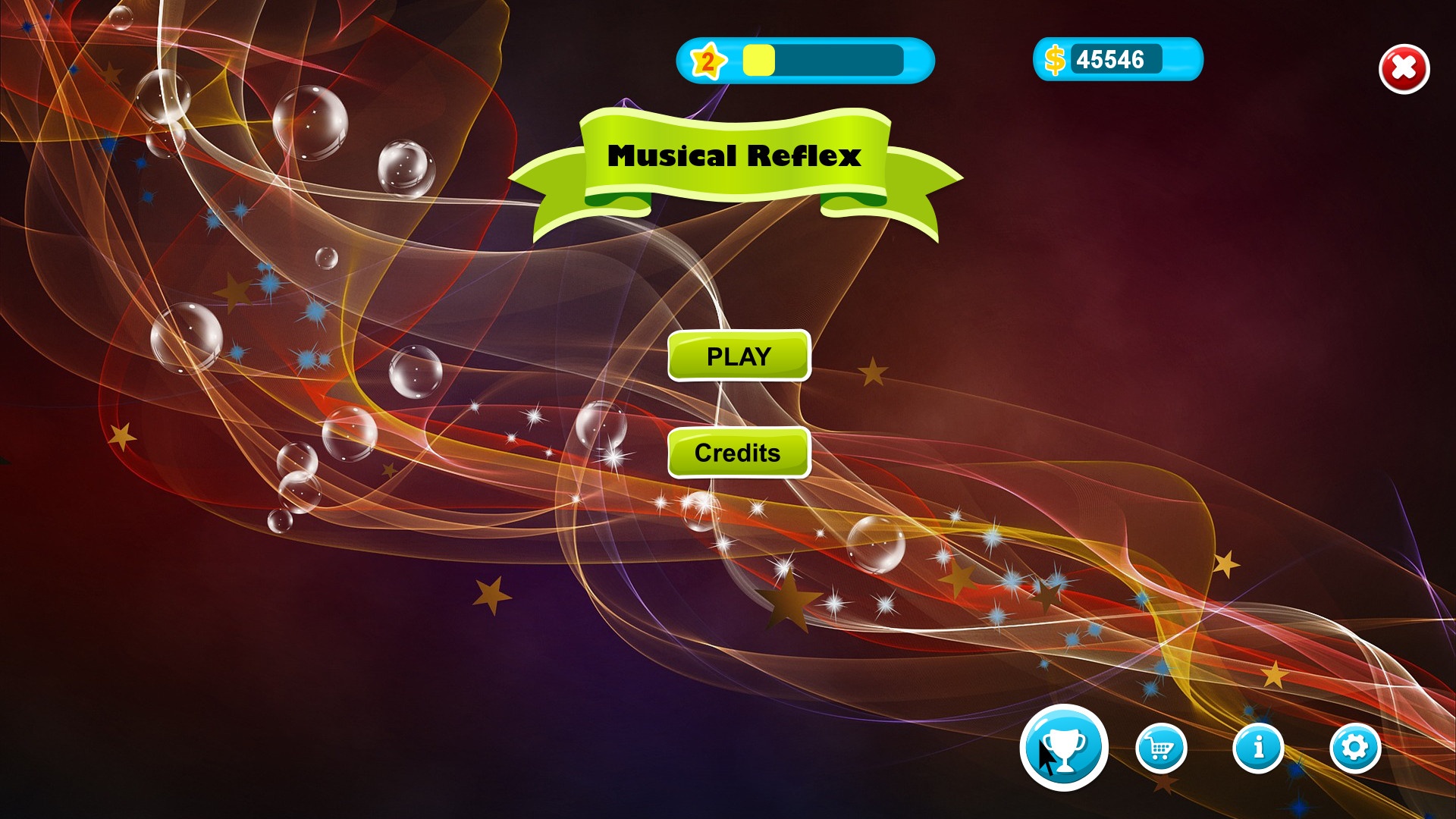 Musical Reflex screenshot