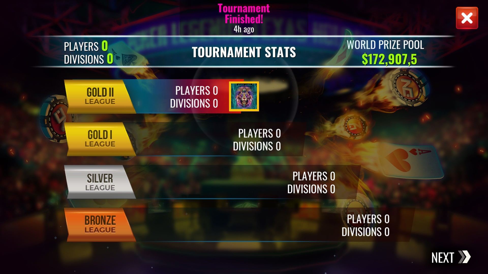 Poker Legends: Texas Hold'em Poker Tournaments screenshot