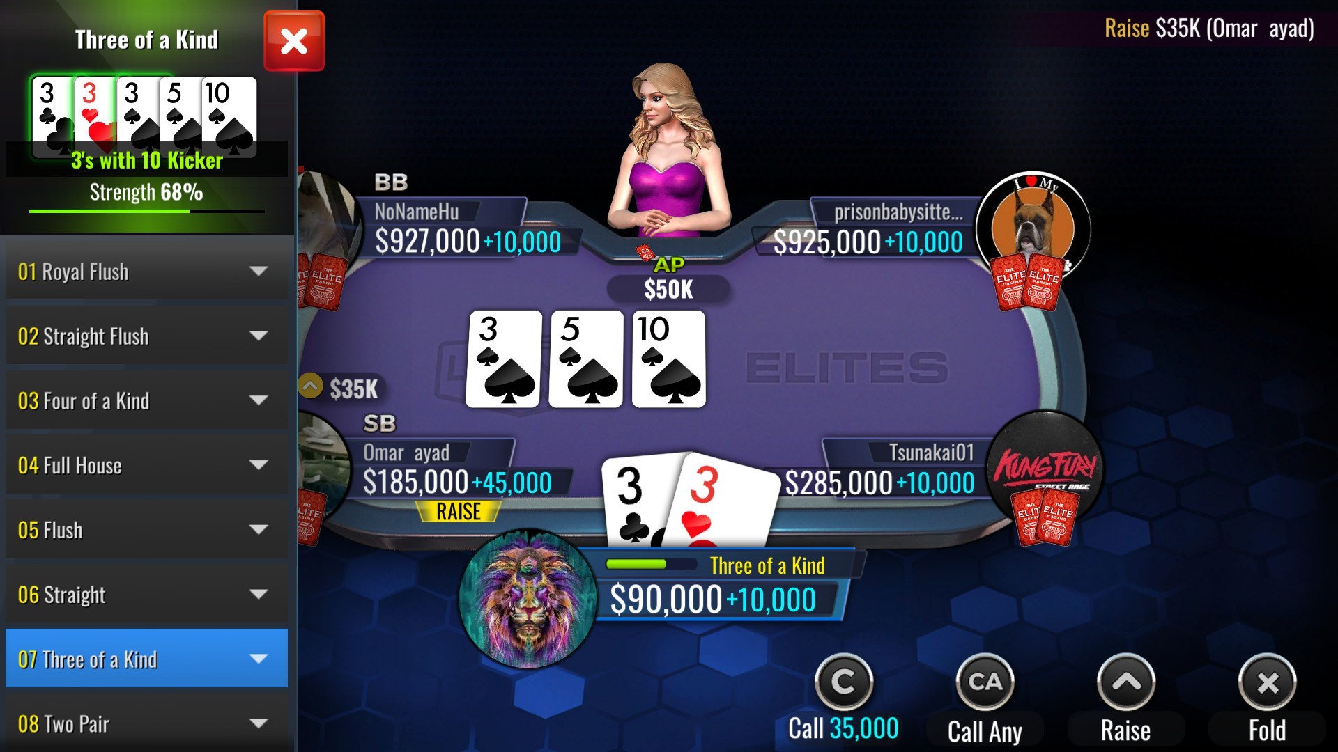 Poker Legends: Texas Hold'em Poker Tournaments screenshot