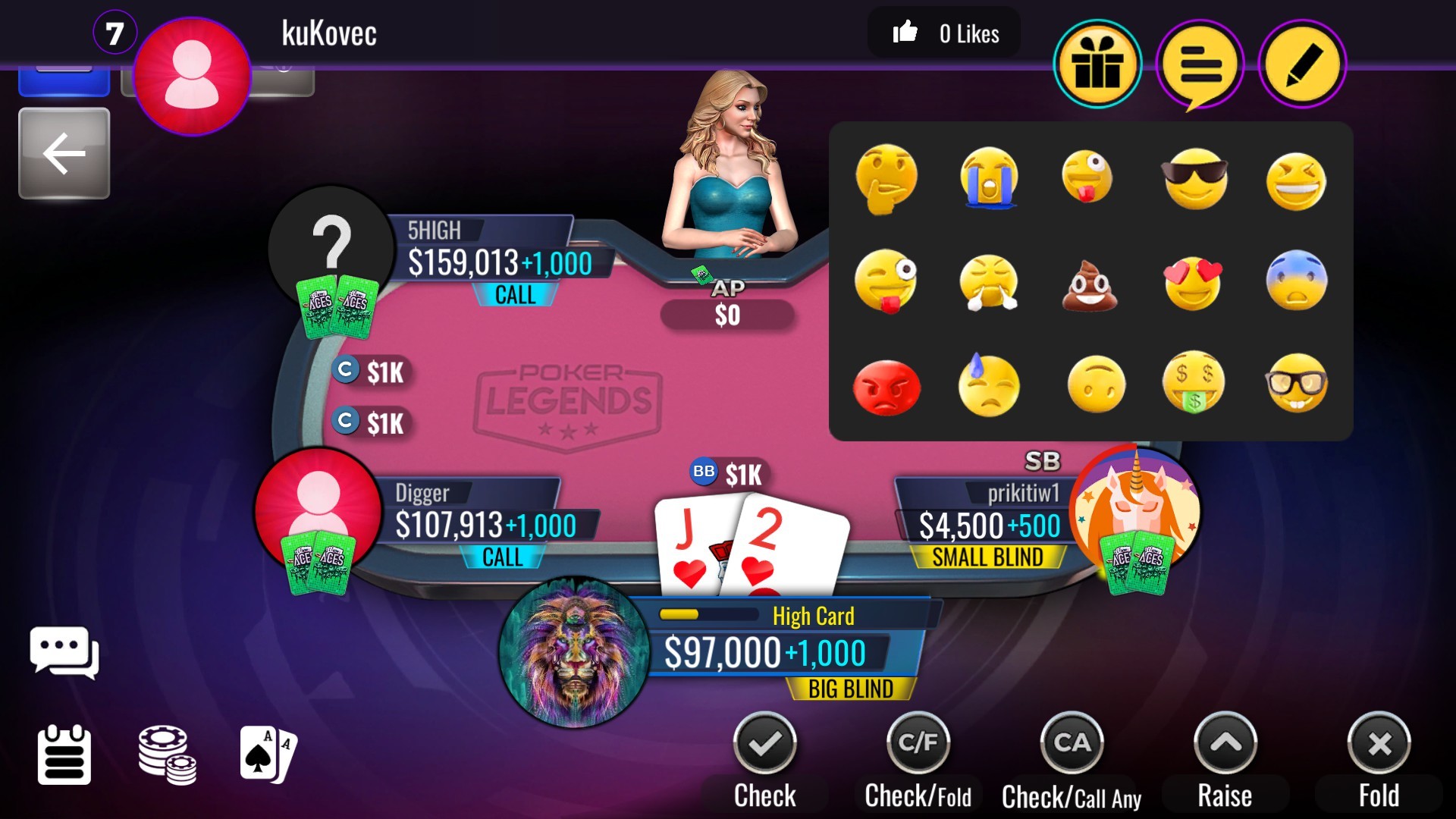 Poker Legends: Texas Hold'em Poker Tournaments screenshot