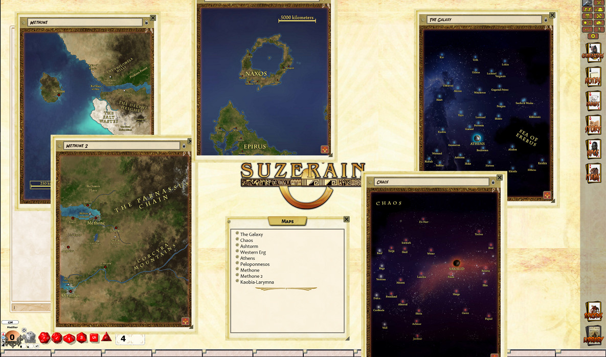 Fantasy Grounds - Savage Suzerain: Dogs Of Hades (Savage Worlds) screenshot