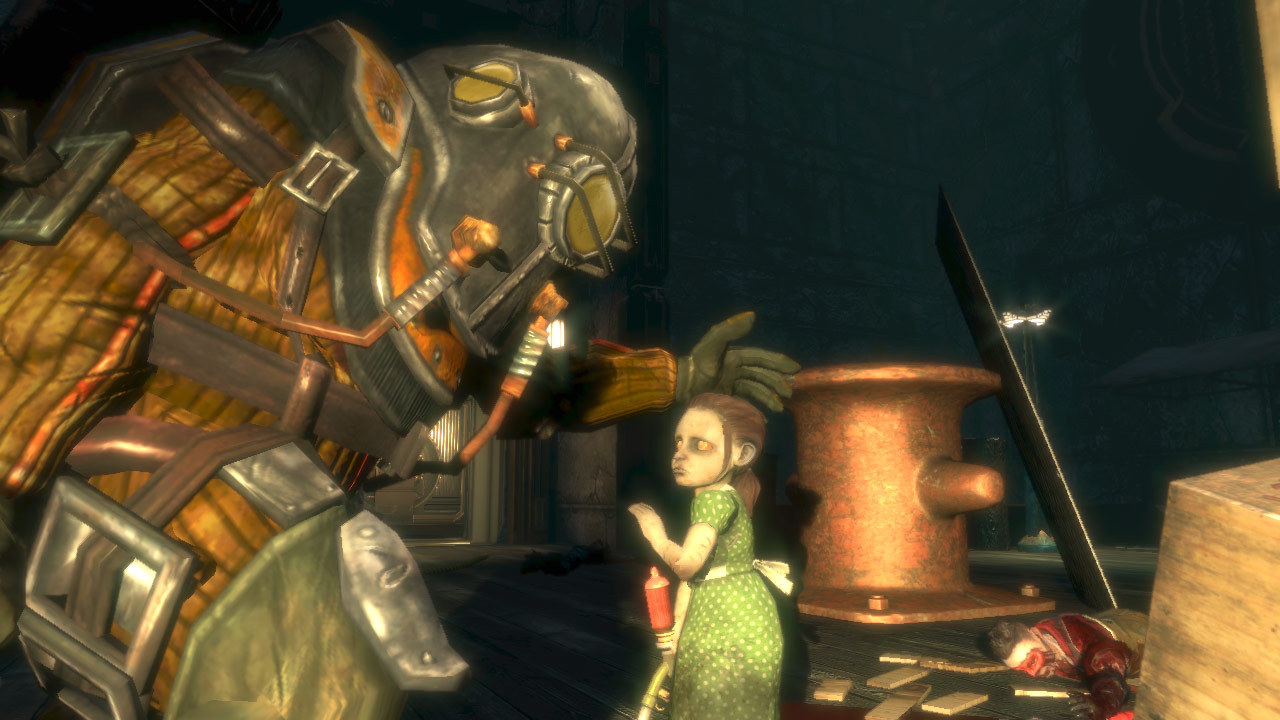 There, there. I'll kill them all for you. (BioShock, Irrational games) 