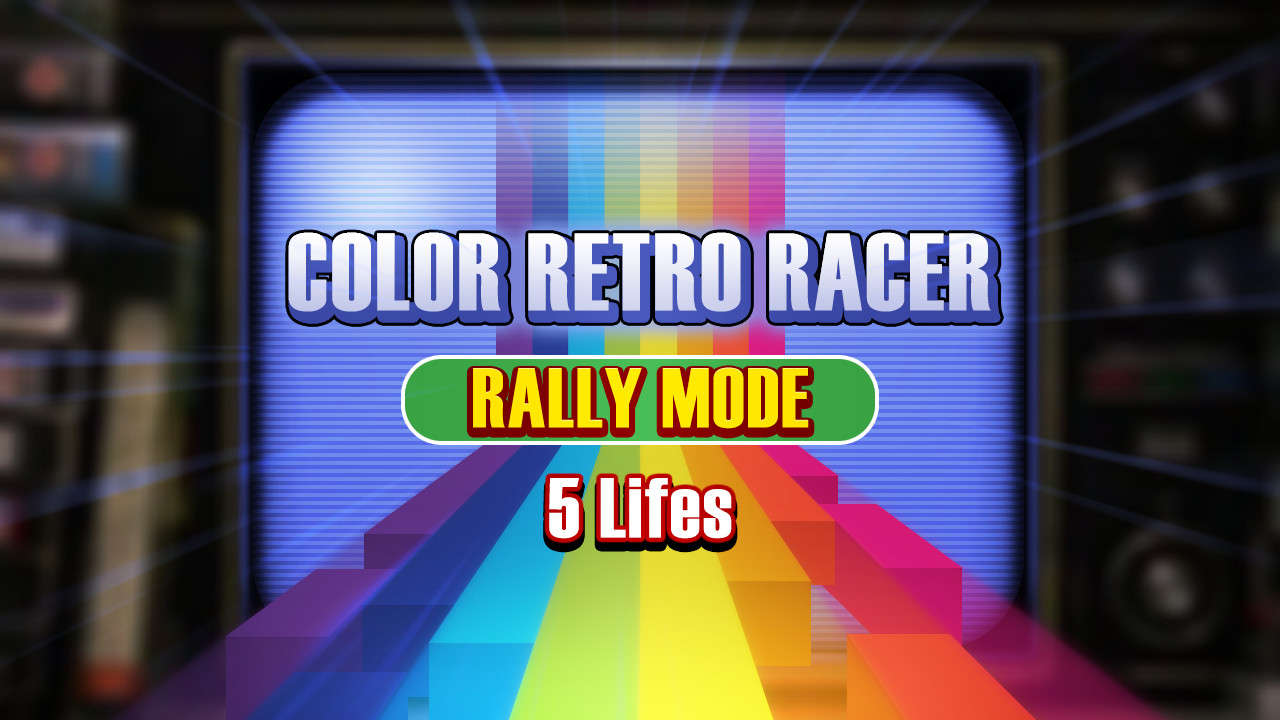 COLOR RETRO RACER : RALLY MODE *5 Lifes* screenshot