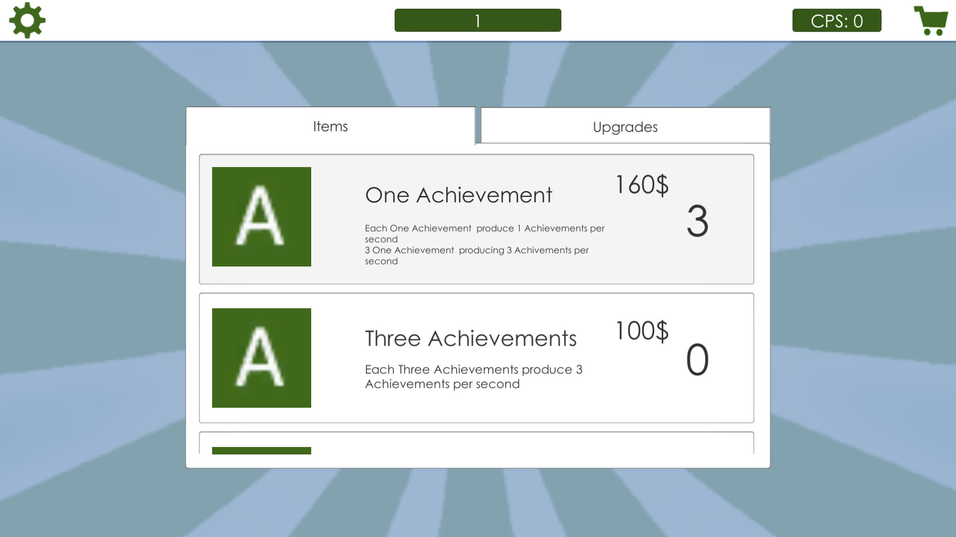 Achievement Clicker 2018 screenshot