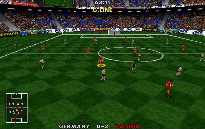 VR Soccer '96 screenshot