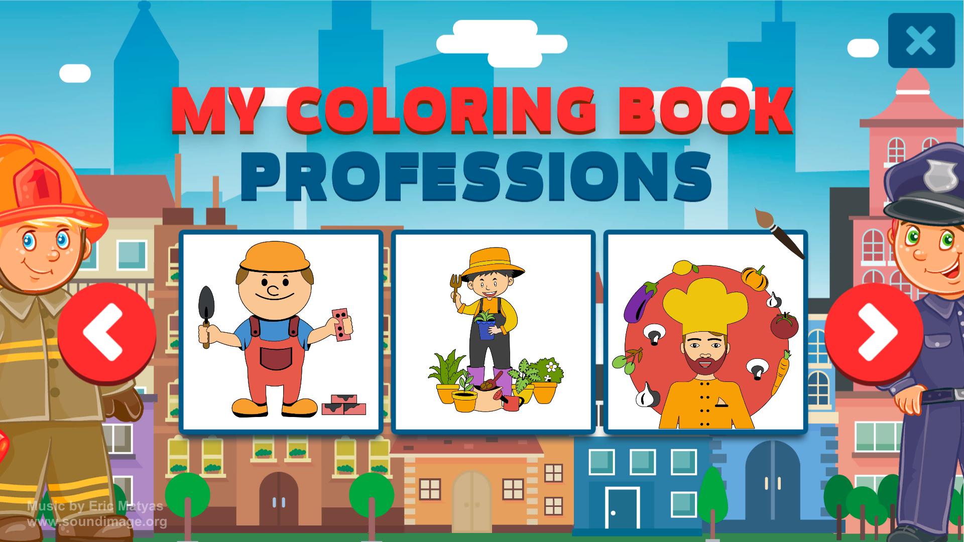 My Coloring Book: Professions screenshot