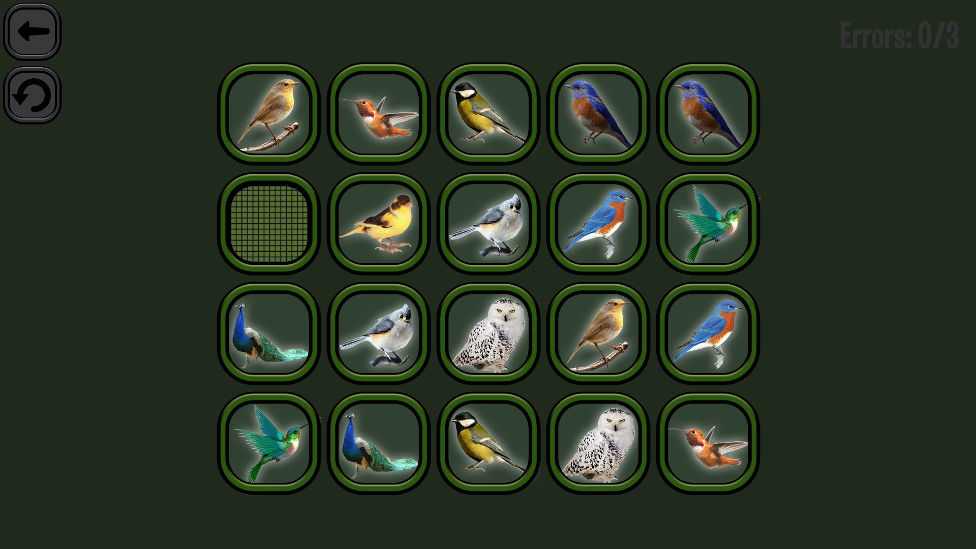 Animals Memory: Birds screenshot