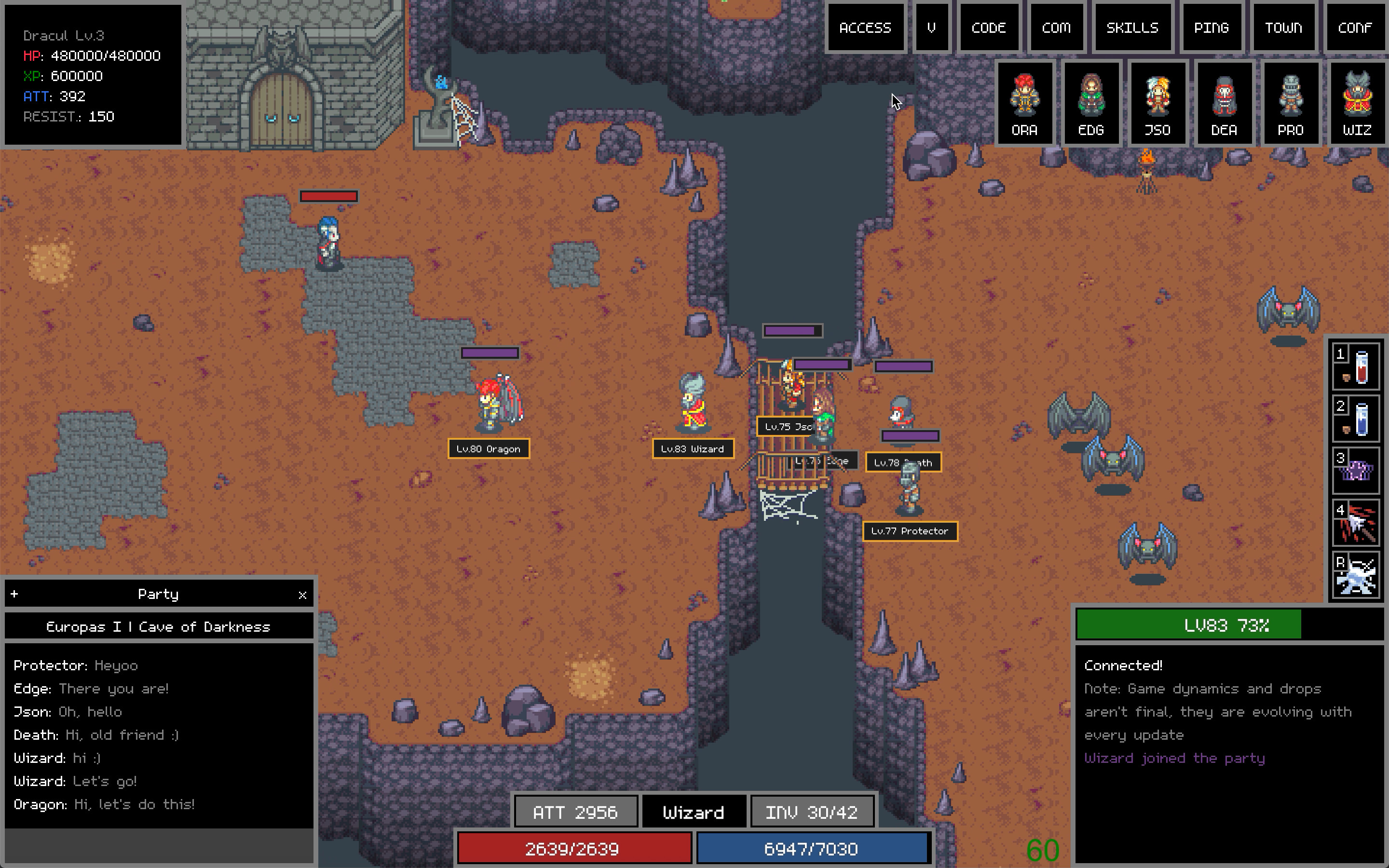 Adventure Land - The Code MMORPG screenshot