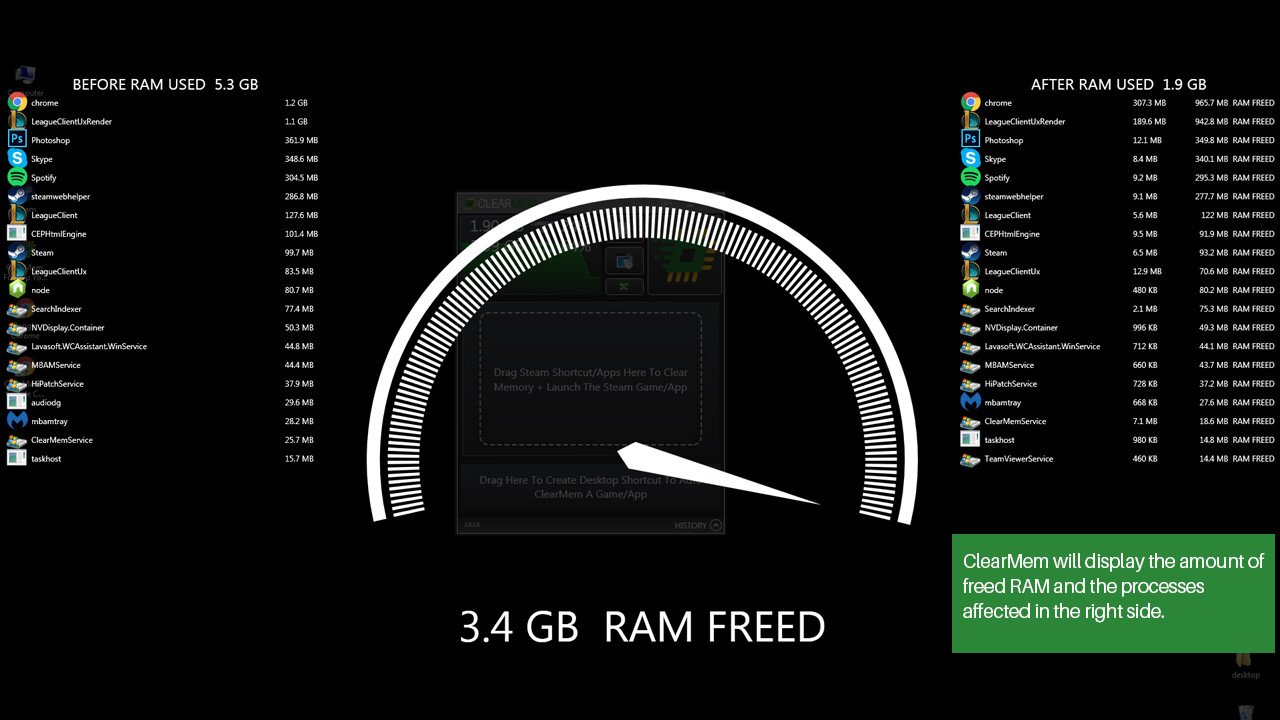 ClearMem :: Free Up Your RAM screenshot