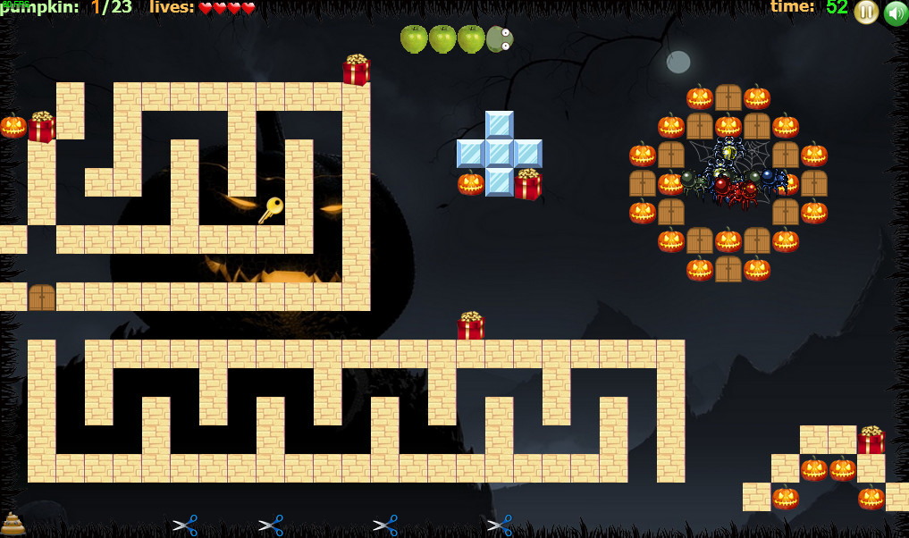 AppleSnake: Halloween Adventures screenshot