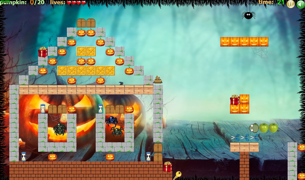 AppleSnake: Halloween Adventures screenshot