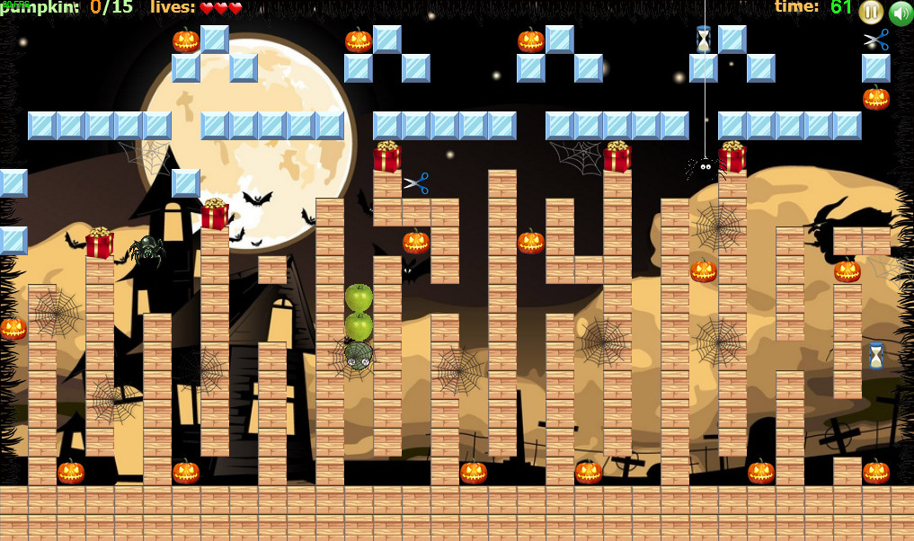 AppleSnake: Halloween Adventures screenshot