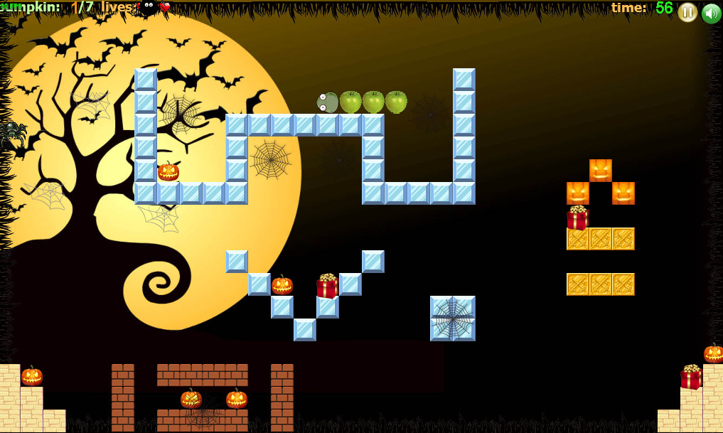 AppleSnake: Halloween Adventures screenshot
