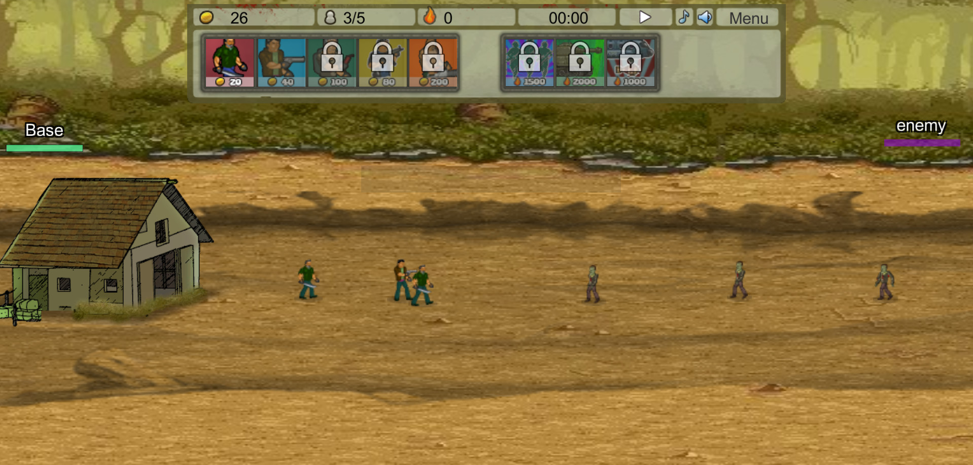 Zombie Clicker Defense screenshot
