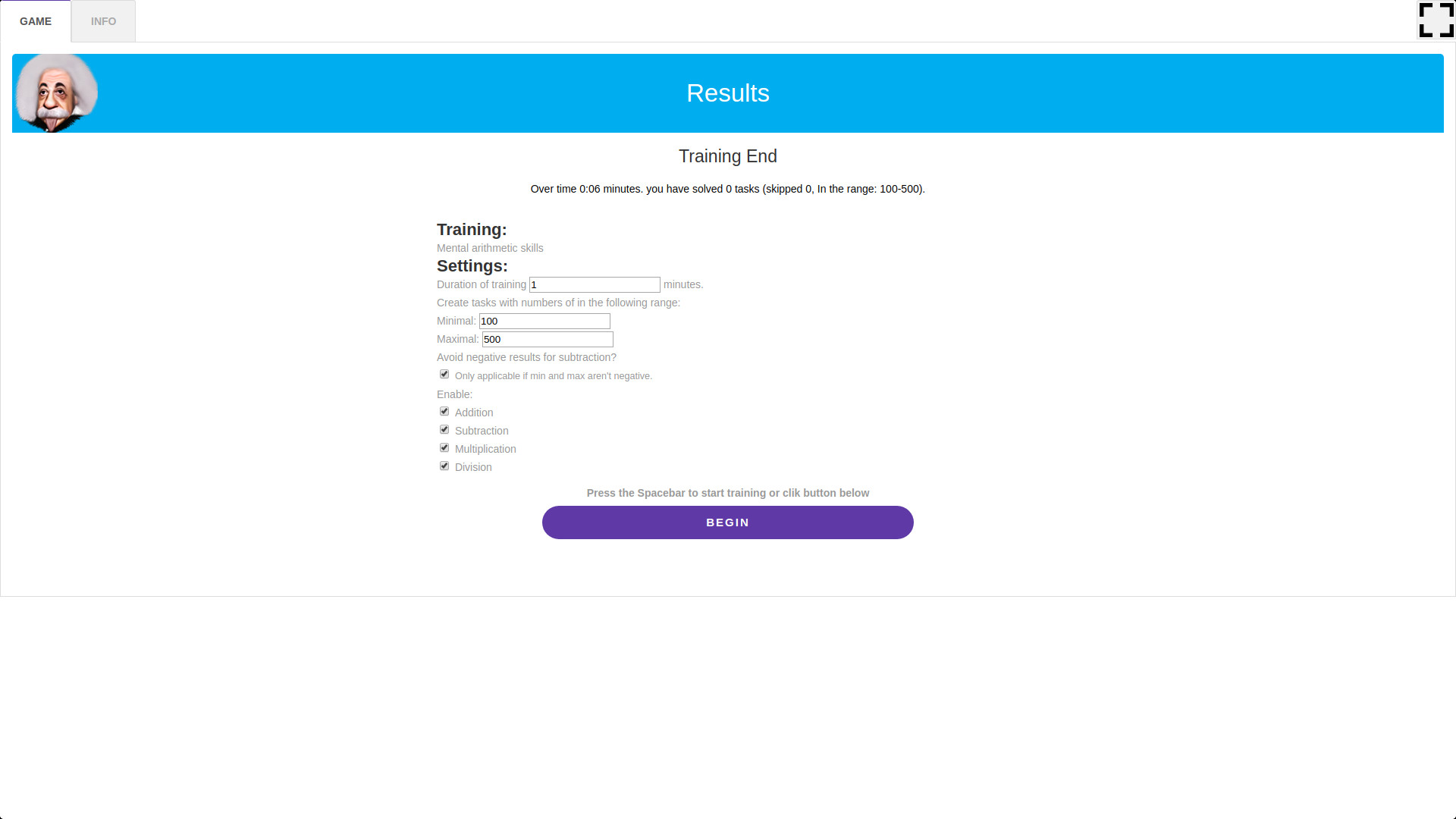 2-in-1 Fluid Intelligence - Mental Math screenshot