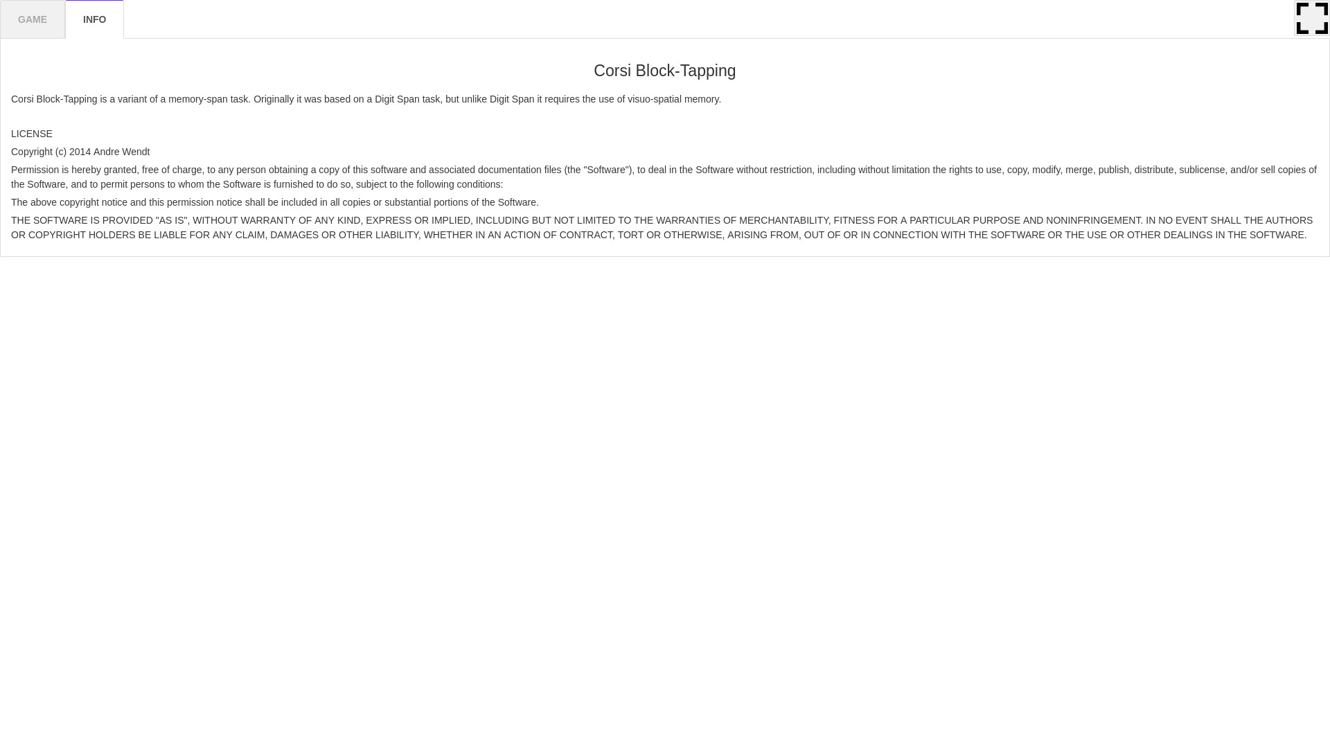 2-in-1 Fluid Intelligence - Corsi screenshot