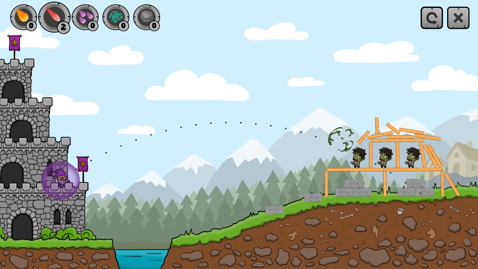Merlin vs Zombies screenshot