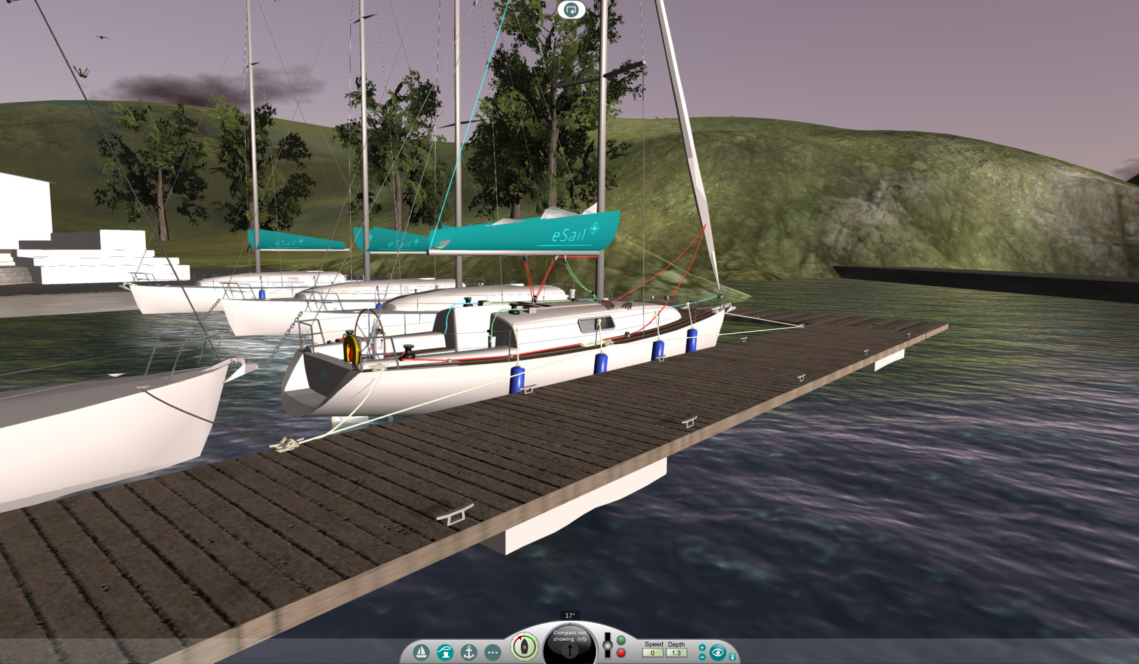 eSail Sailing Simulator screenshot