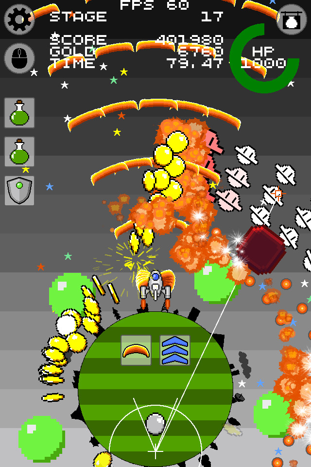 Warawara Invaders screenshot