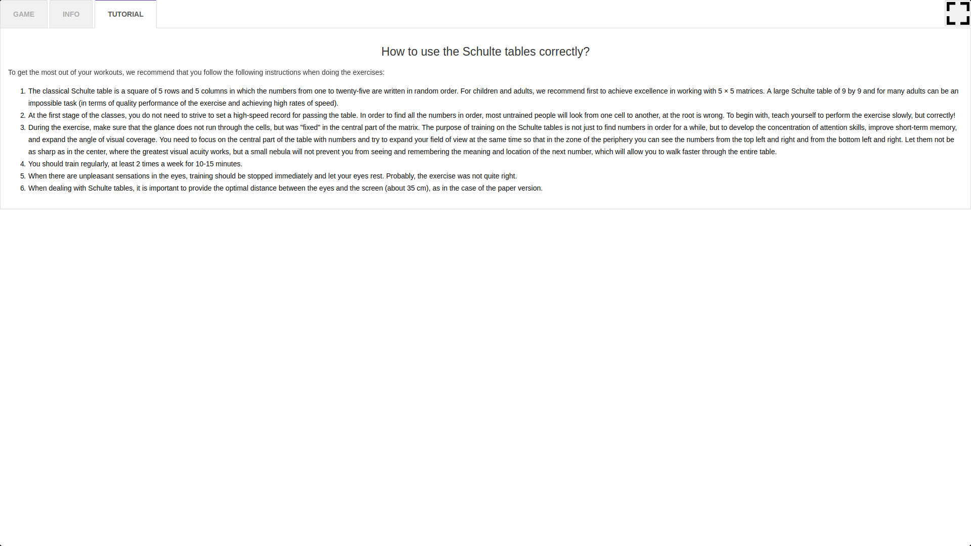3-in-1 Bundle Brain Trainings - Schulte Tables screenshot
