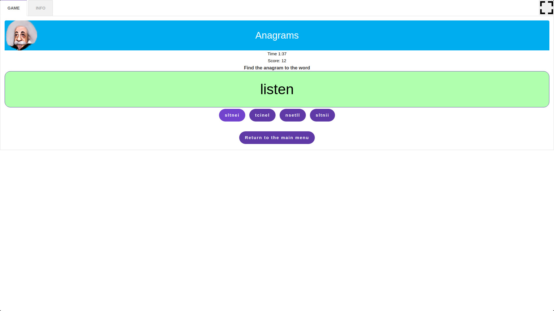 3-in-1 Bundle Brain Trainings - Anagrams screenshot
