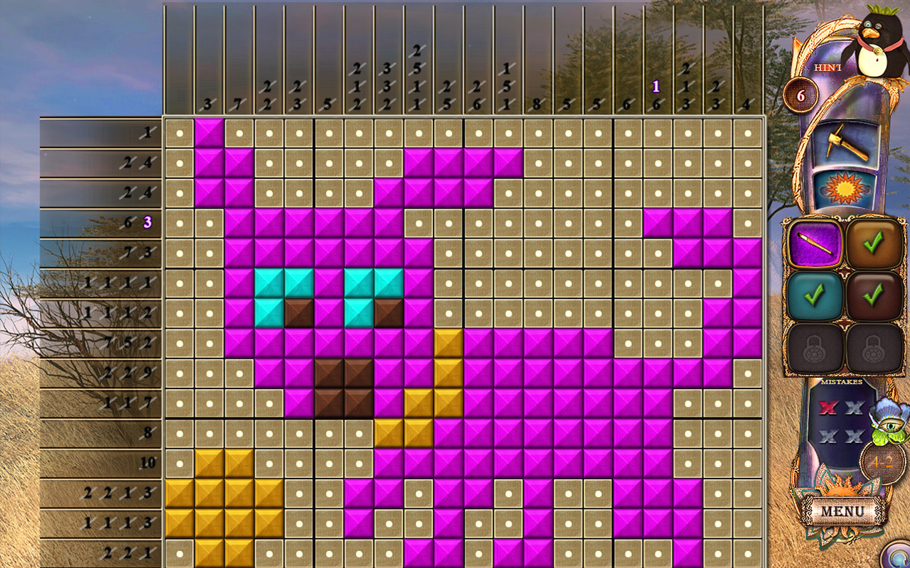 Fantasy Mosaics 20: Castle of Puzzles screenshot