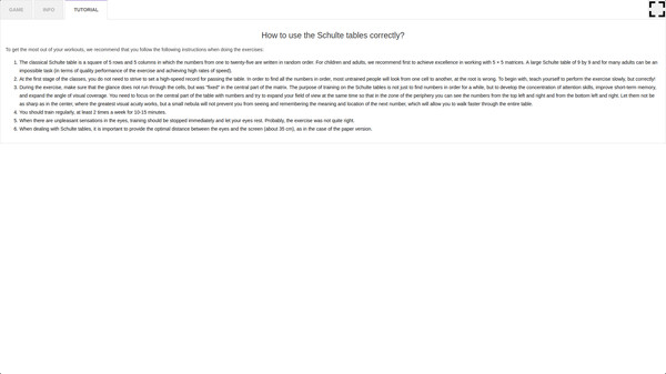 скриншот 4-in-1 IQ Scale Bundle - Schulte Tables 4