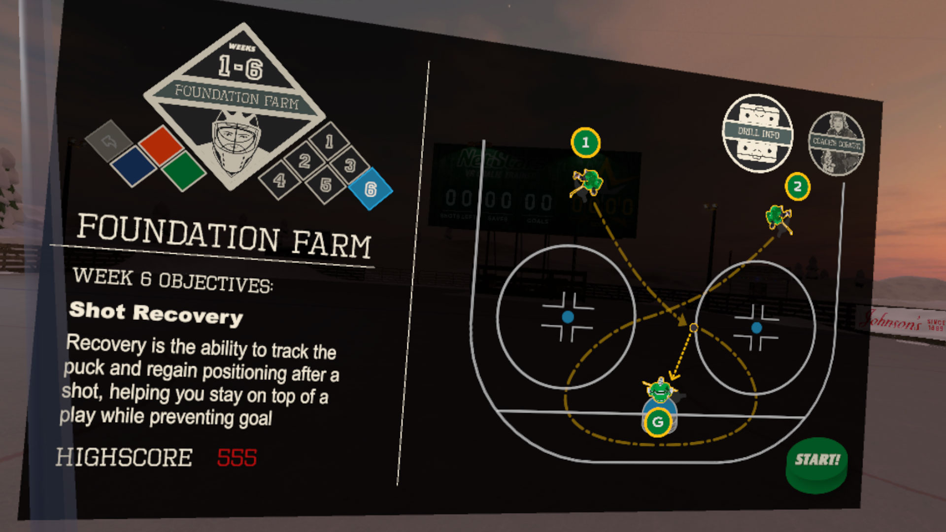 NetStars - VR Goalie Trainer screenshot