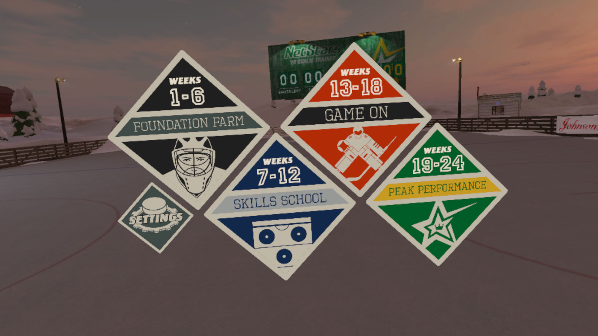 NetStars - VR Goalie Trainer screenshot