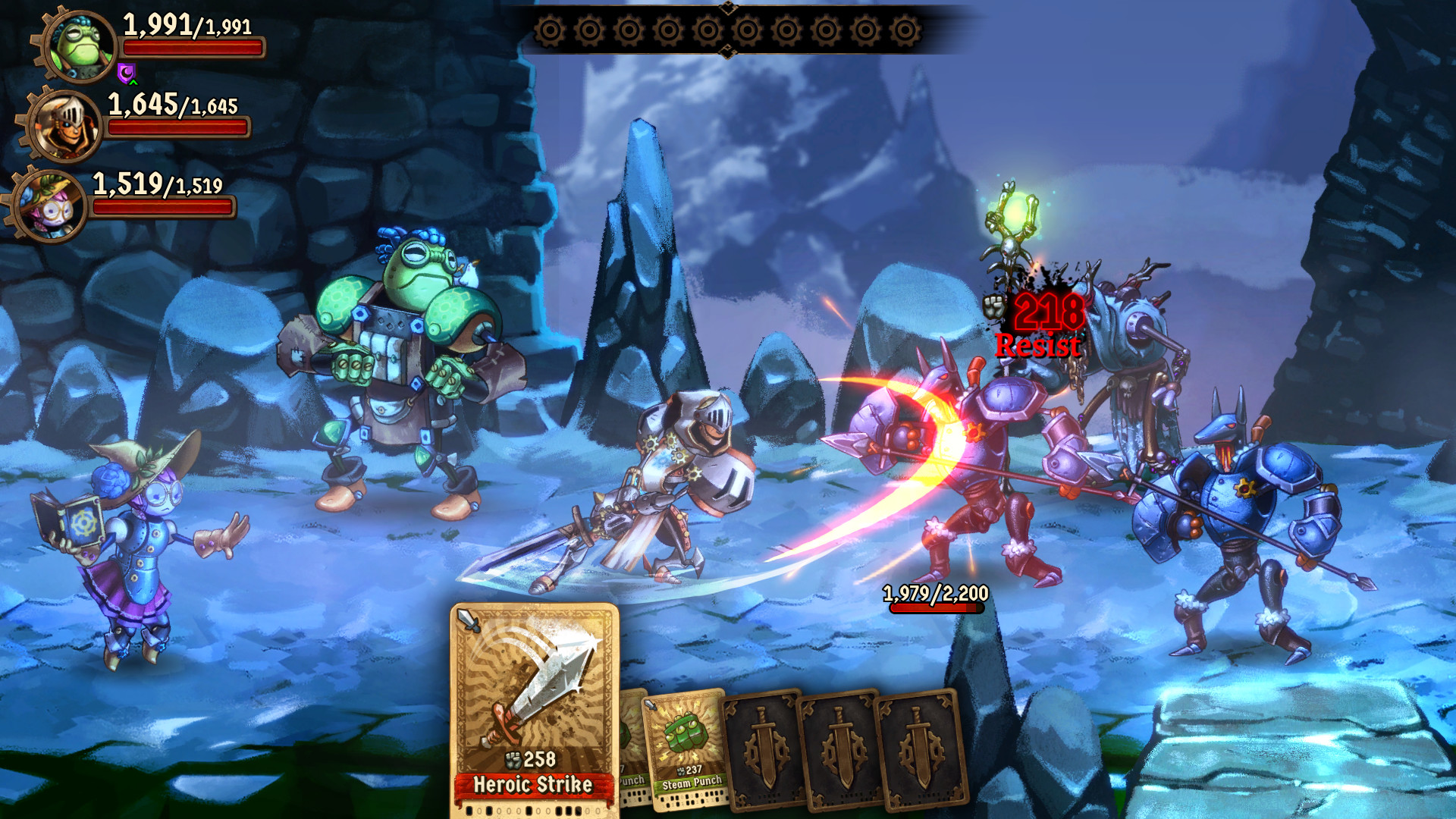 SteamWorld Quest: Hand of Gilgamech screenshot