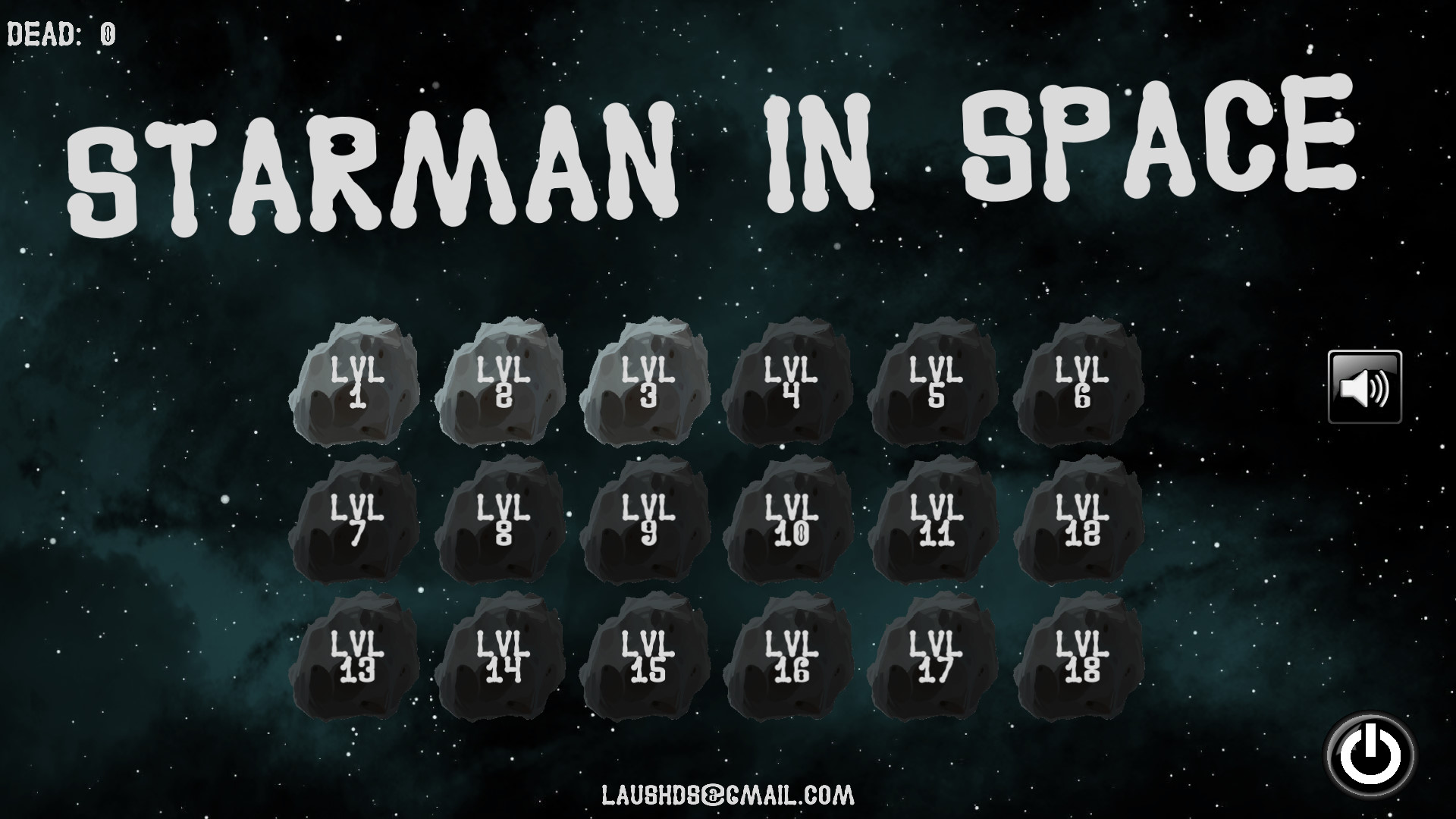 Starman in space screenshot