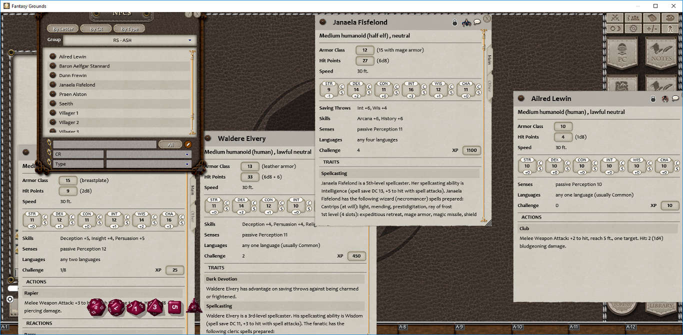 Fantasy Grounds - Village Backdrop: Ashford (5E) screenshot