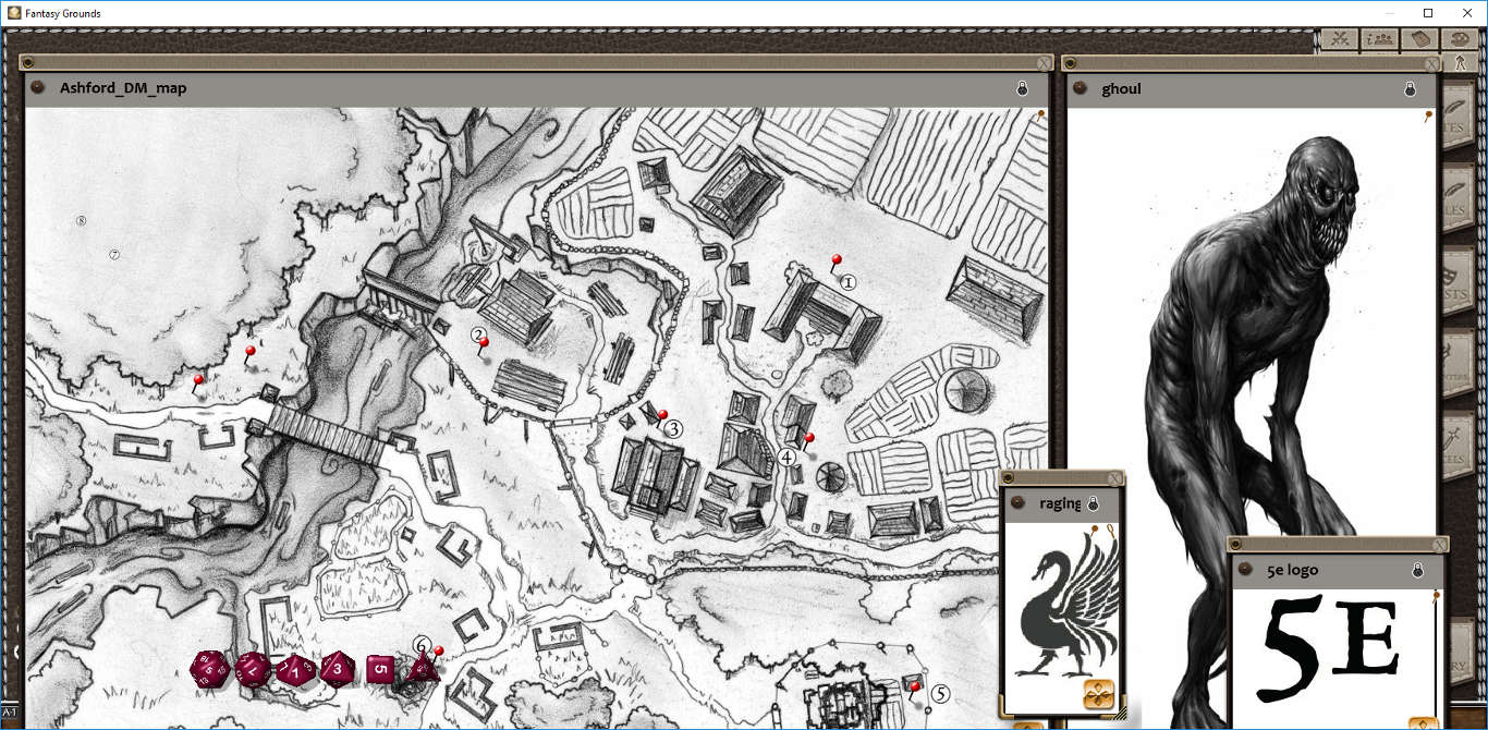 Fantasy Grounds - Village Backdrop: Ashford (5E) screenshot