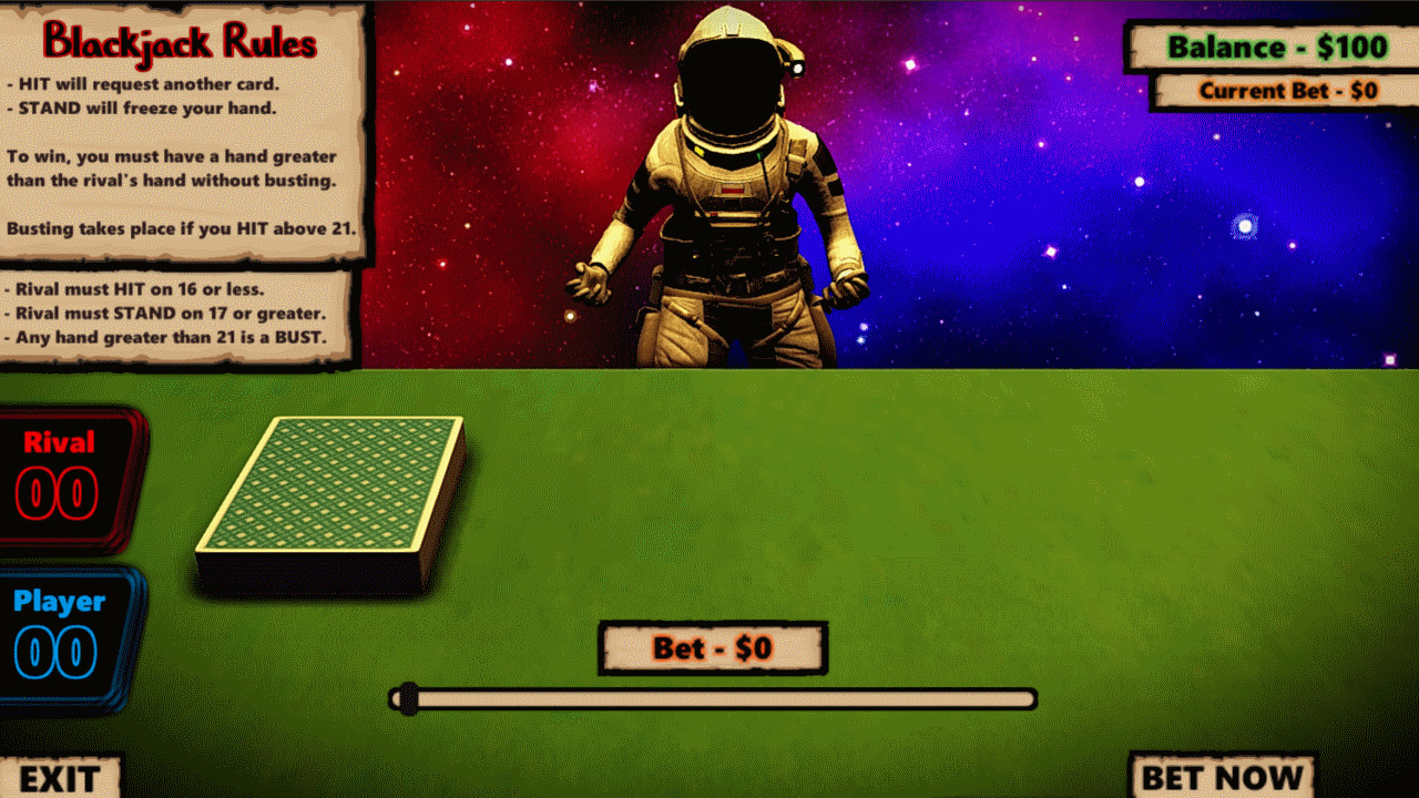 Blackjack In Space screenshot