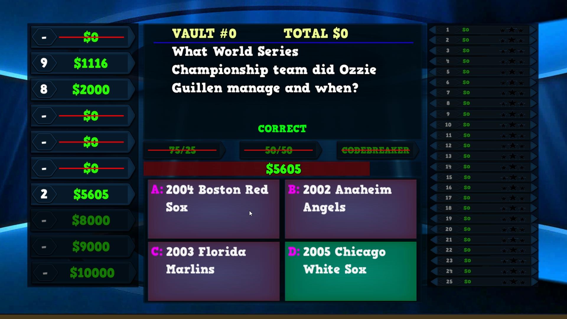 Trivia Vault Baseball Trivia screenshot