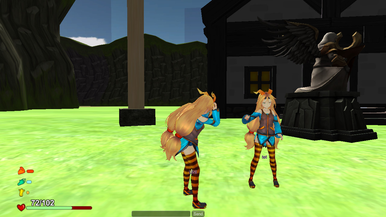 Attack of the Gigant Zombie vs Unity chan screenshot