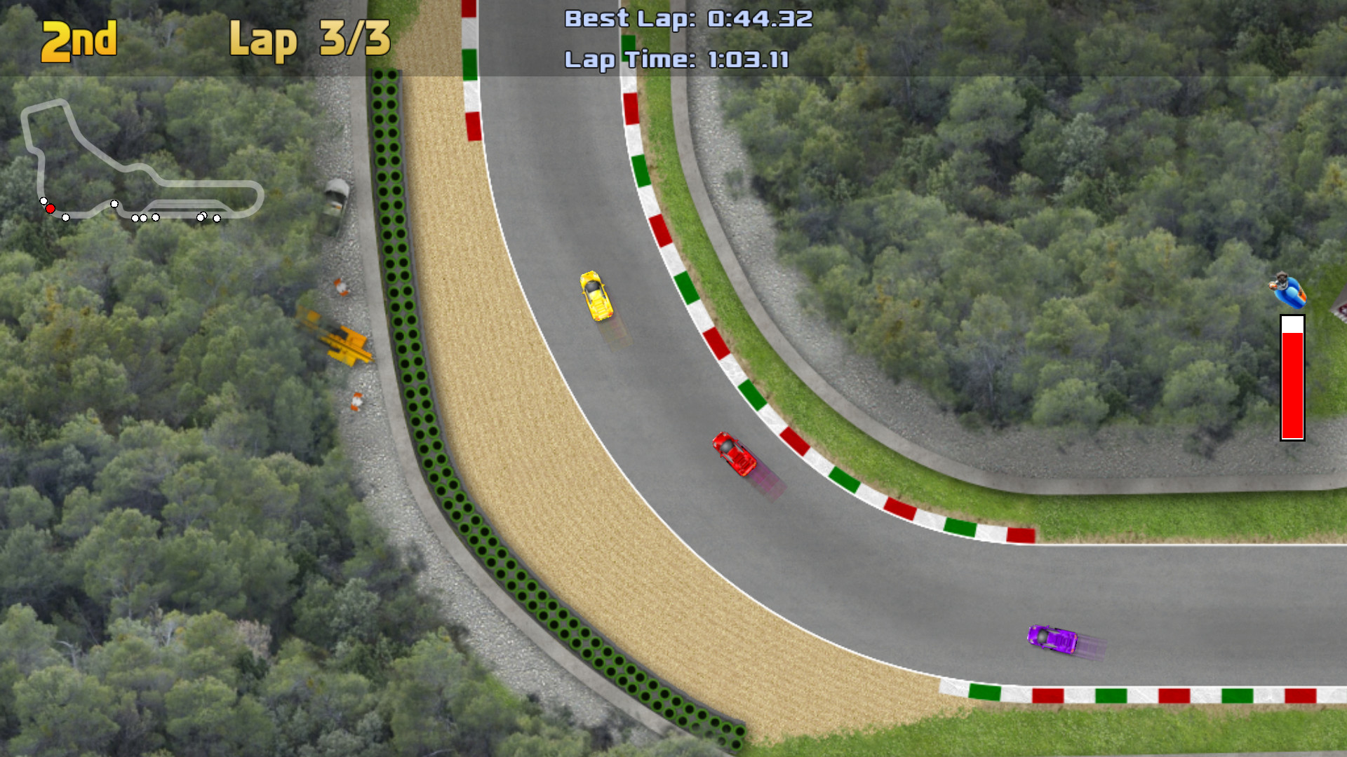 Ultimate Racing 2D screenshot