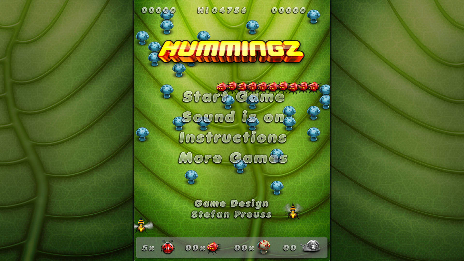 Hummingz - Retro Arcade action revised screenshot